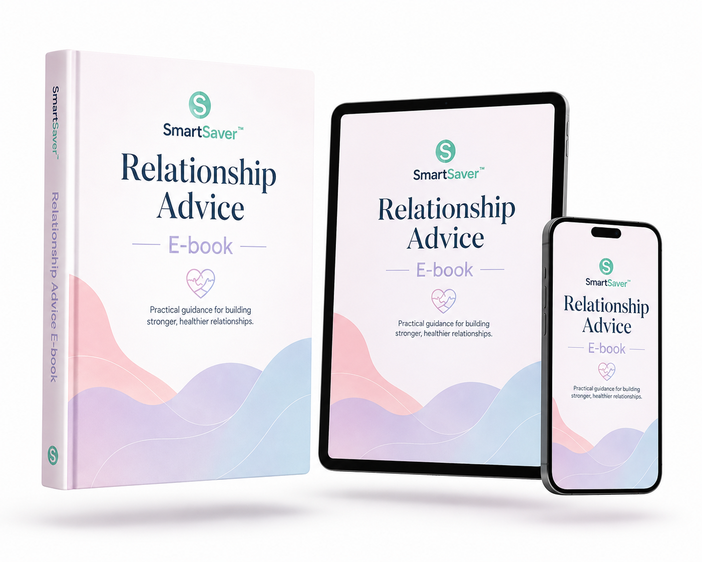 Digital cover of the SmartSaver Relationship Advice E‑book for improving communication and building stronger relationships
