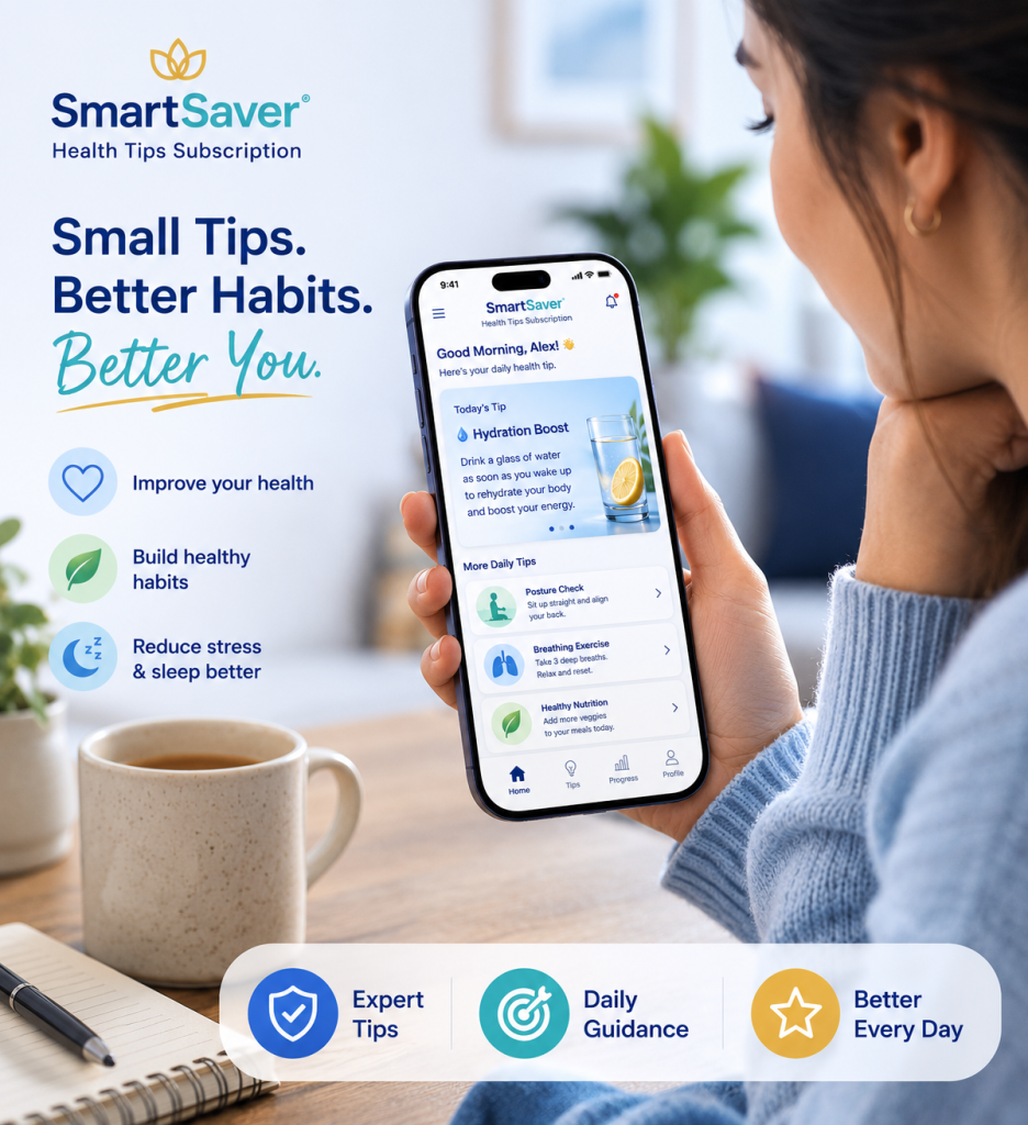 SmartSaver Health Tips Subscription